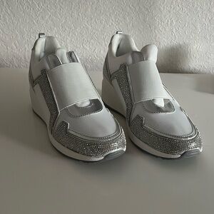 INC Heily2F shoes, silver crystals, size 9 with box